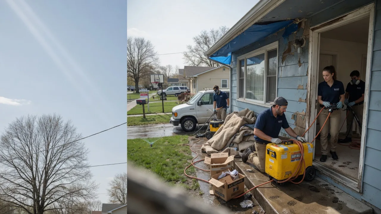 Basement Flood Cleanup in Brighton, IL near me